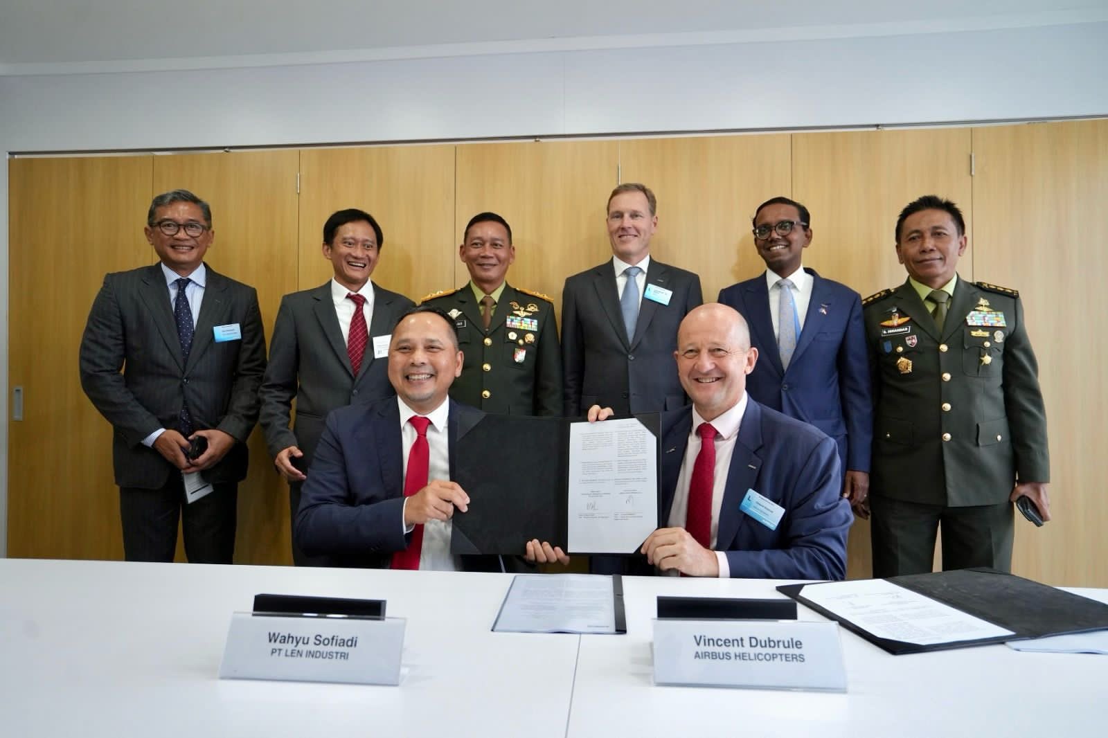 PT Len kerja sama dengan Airbus Helicopters