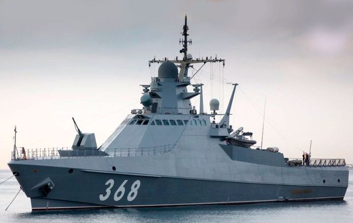 Kapal patroli Sergei Kotov Rusia