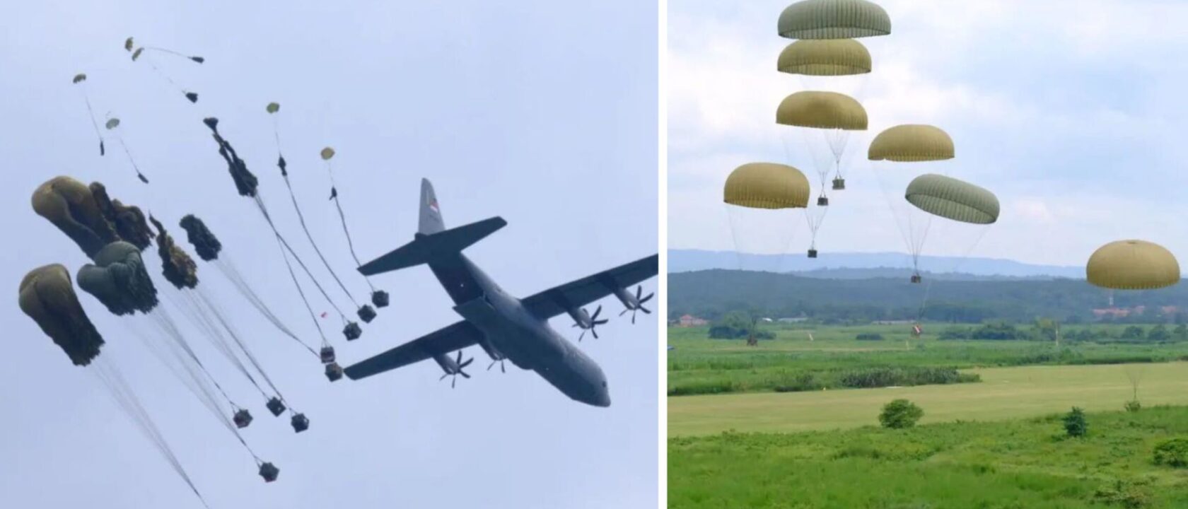 Latihan Cargo Delivery Sistem TNI AU_ Airspace Review