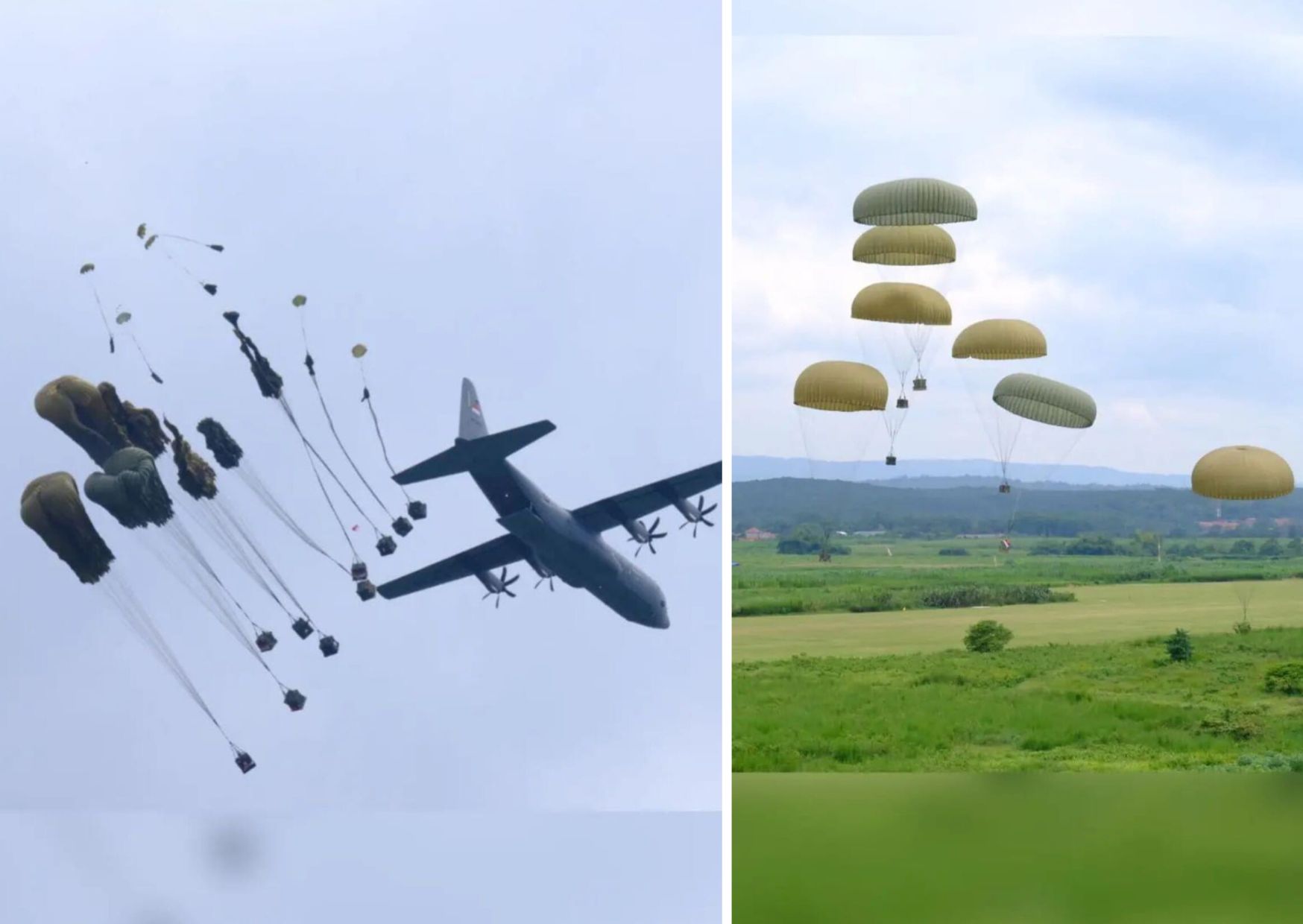 Latihan Cargo Delivery Sistem TNI AU_ Airspace Review