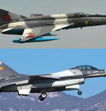 MiG-21 LanceR and F-16_ Romania_