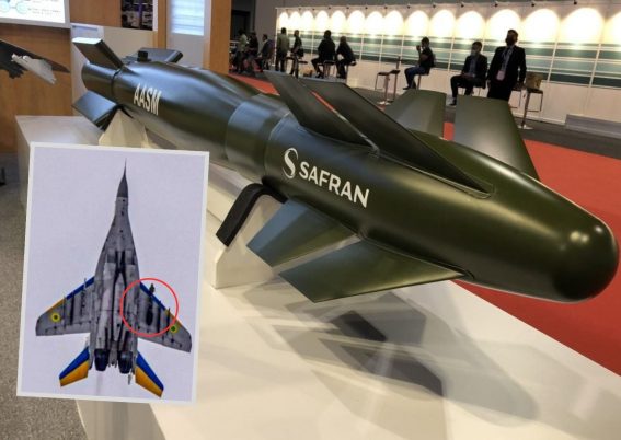 MiG-29 Ukraina dilengkapi bom AASM 250 kg Hammer_ Airspace Review