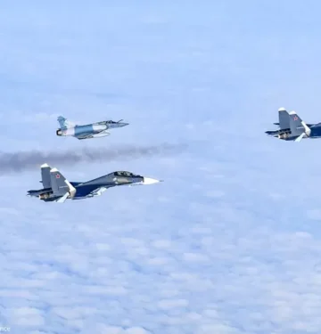 Mirage 2000-5 cegat Su-30SM Rusia