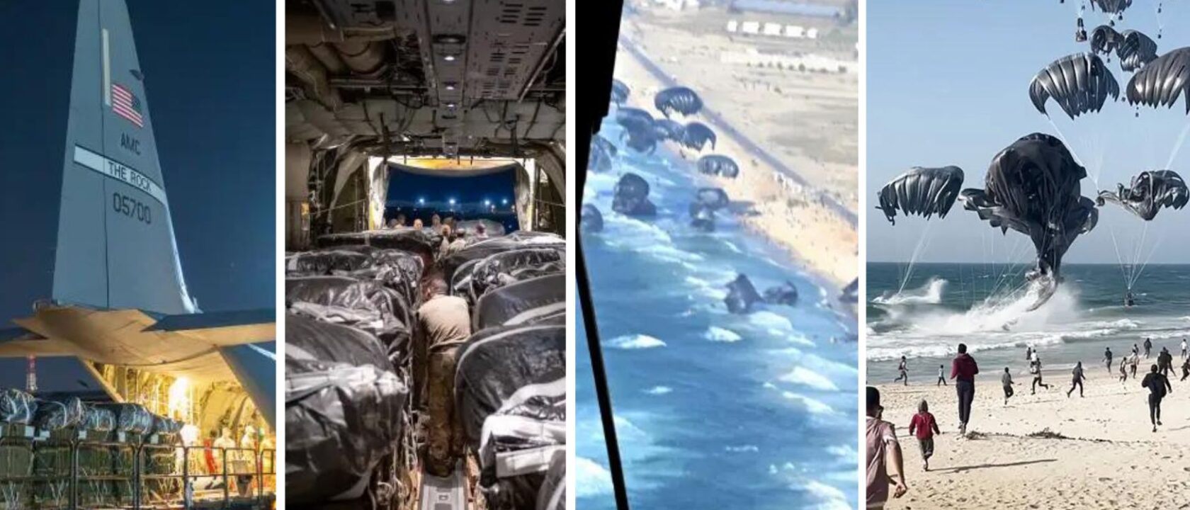 Pesawat C-130J super Hercules USAF mengirim bantuan ke Gaza dari Udara_ Airspace Review