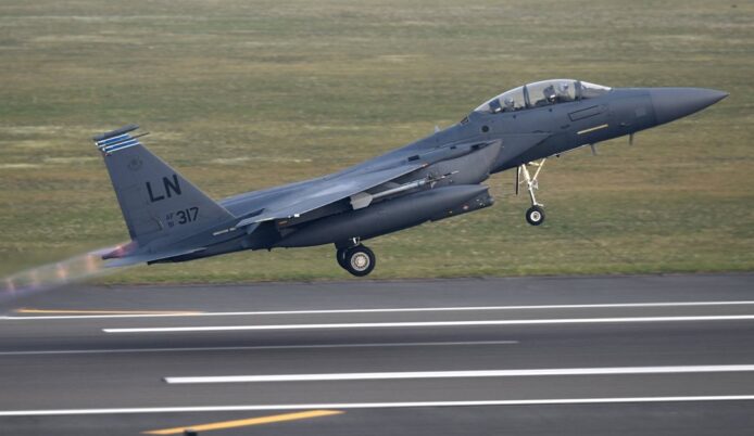 USAF F-15E Strike Eagle at RAF Lakenheath_2