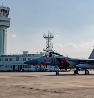 F-15C di Tsuiki Airbase di Fukuoka Jepang