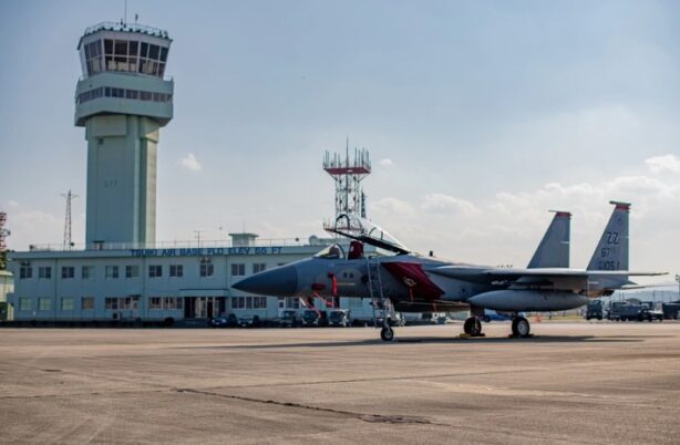 F-15C di Tsuiki Airbase di Fukuoka Jepang