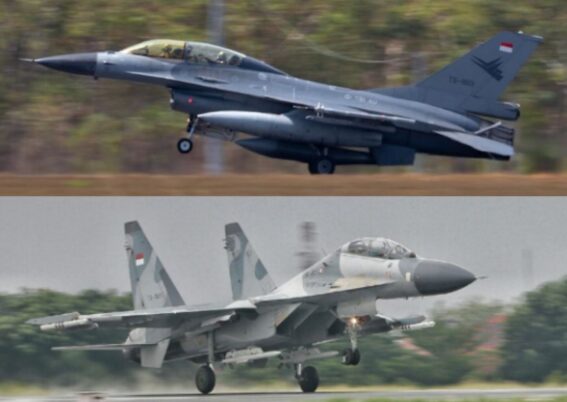 F-16 dan Su-30 TNI AU_ Airspace Review