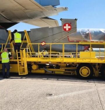 F-5 bekas AU Swiss tiba di AS
