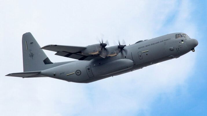 RNZAF-C-130J-30-Super-Hercules first flight