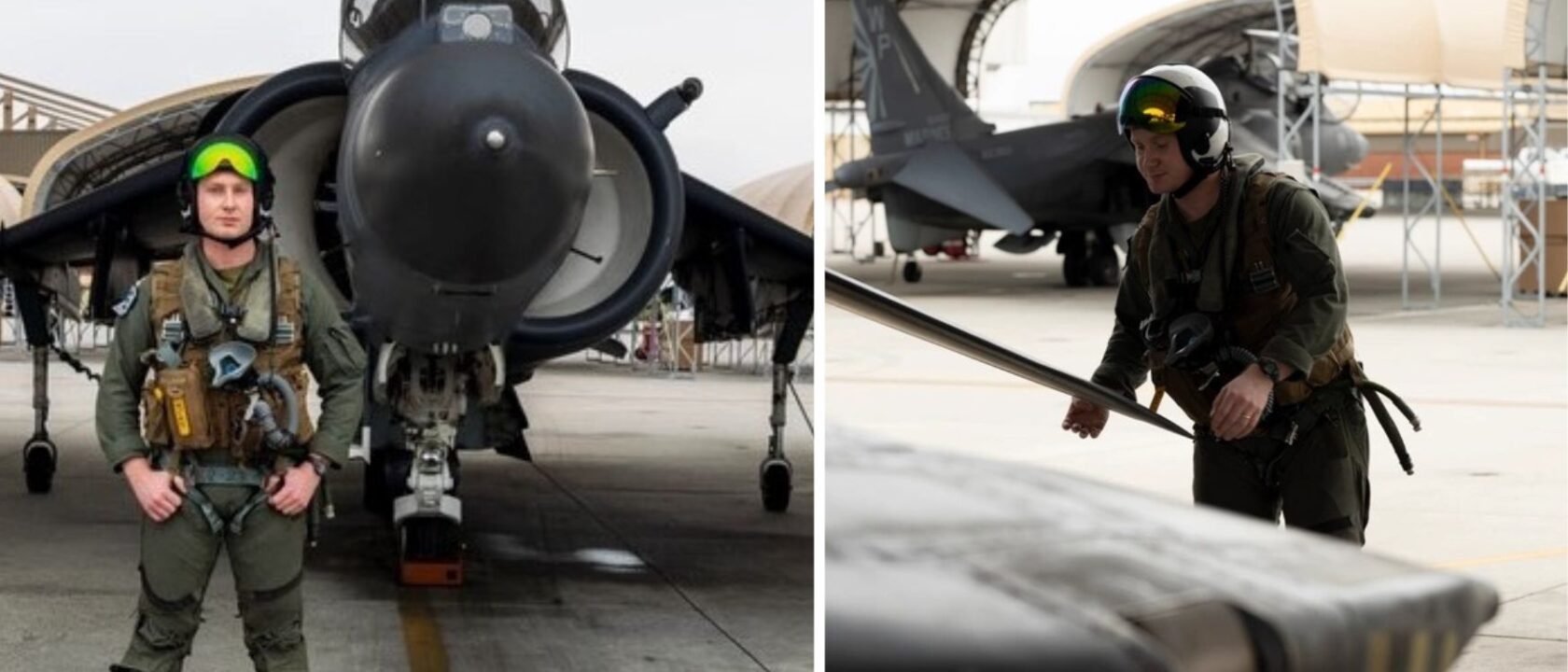 USMC meluluskan dua siswa transisi jet Harrier terakhir