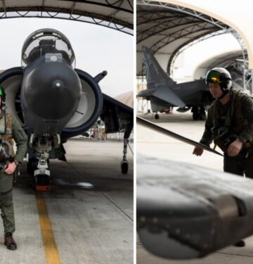 USMC meluluskan dua siswa transisi jet Harrier terakhir