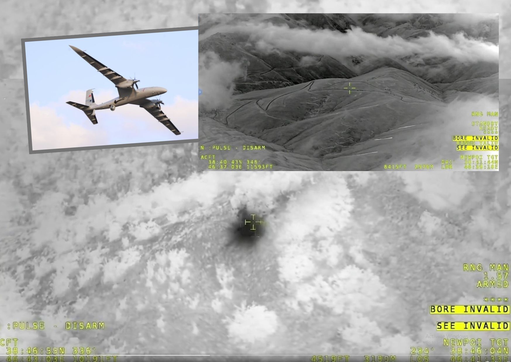 Akinci deteksi sumber panas dari puing-puing helikopter Bell 212 Iran yang jatuh_ Airspace Review