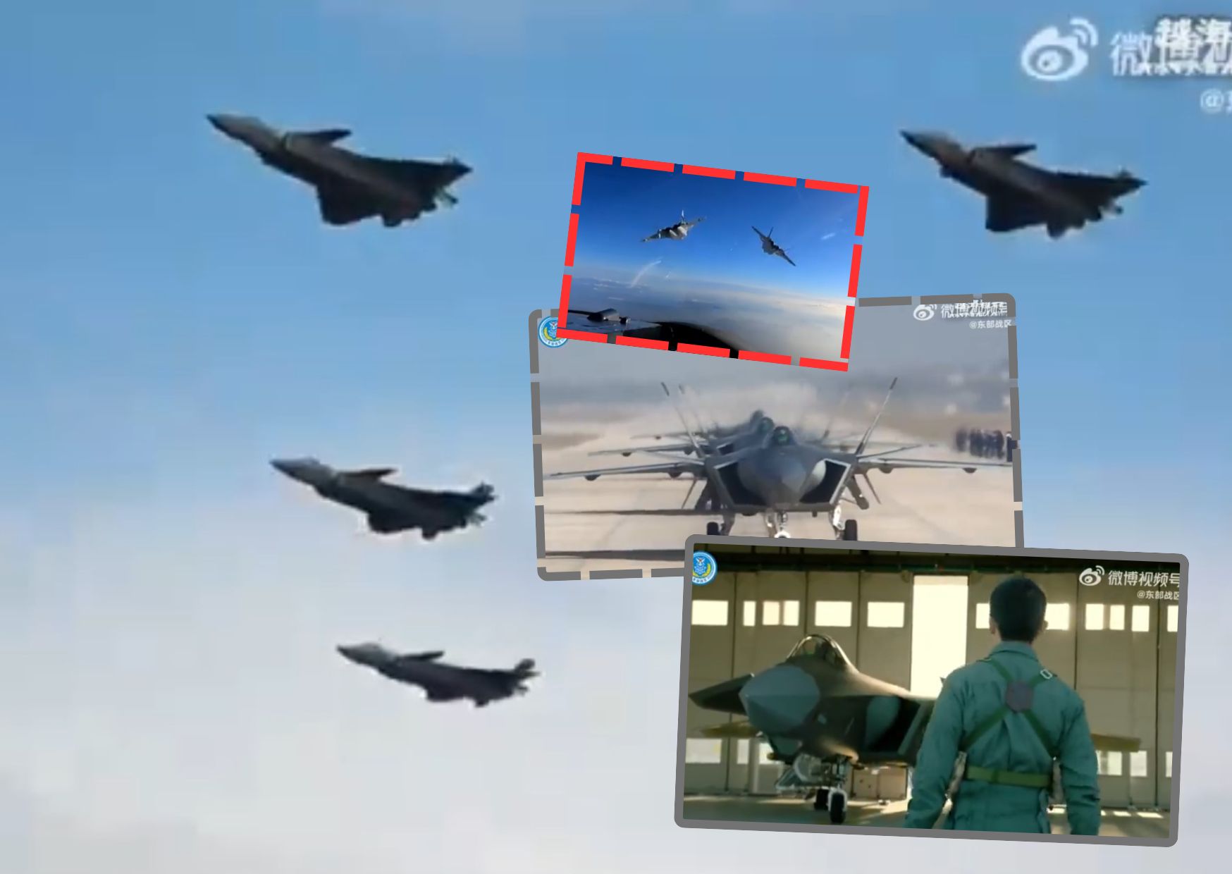 PLA kerahkan J-20 dalam latihan tempur invasi ke Taiwan _ Airspace Review (2)
