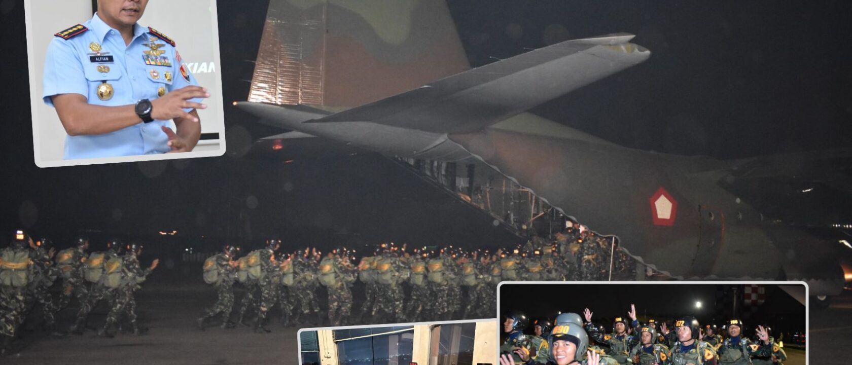 Penerjunan Malam Susparadas A-200 Taruna-Taruni AAU di Lanud Husein Sastranegara _ Airspace Review (1)