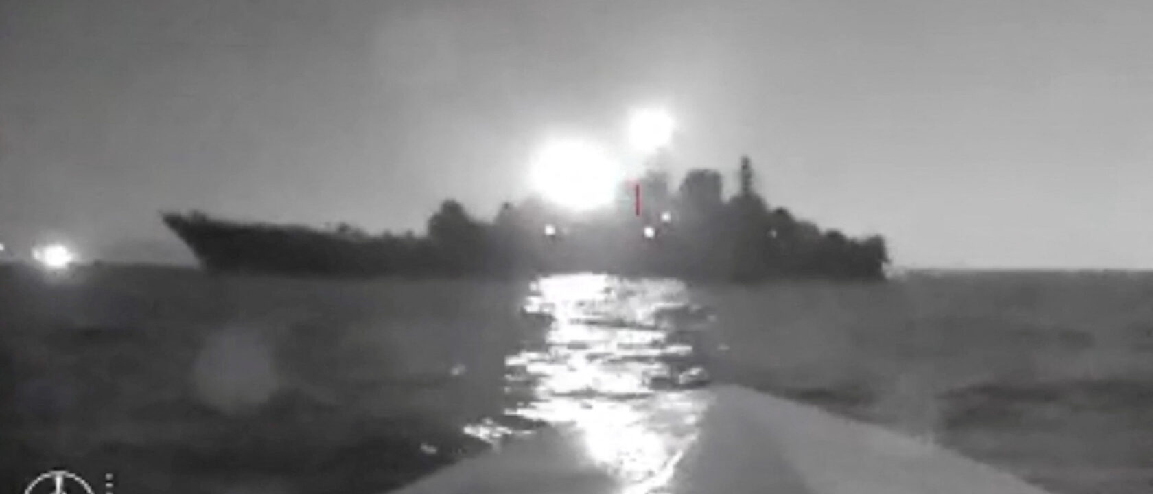 Drone Ukraina menyerang kapal Rusia