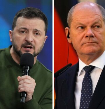 Volodymyr Zelensky - Olaf Scholz
