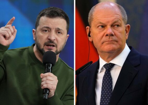 Volodymyr Zelensky - Olaf Scholz