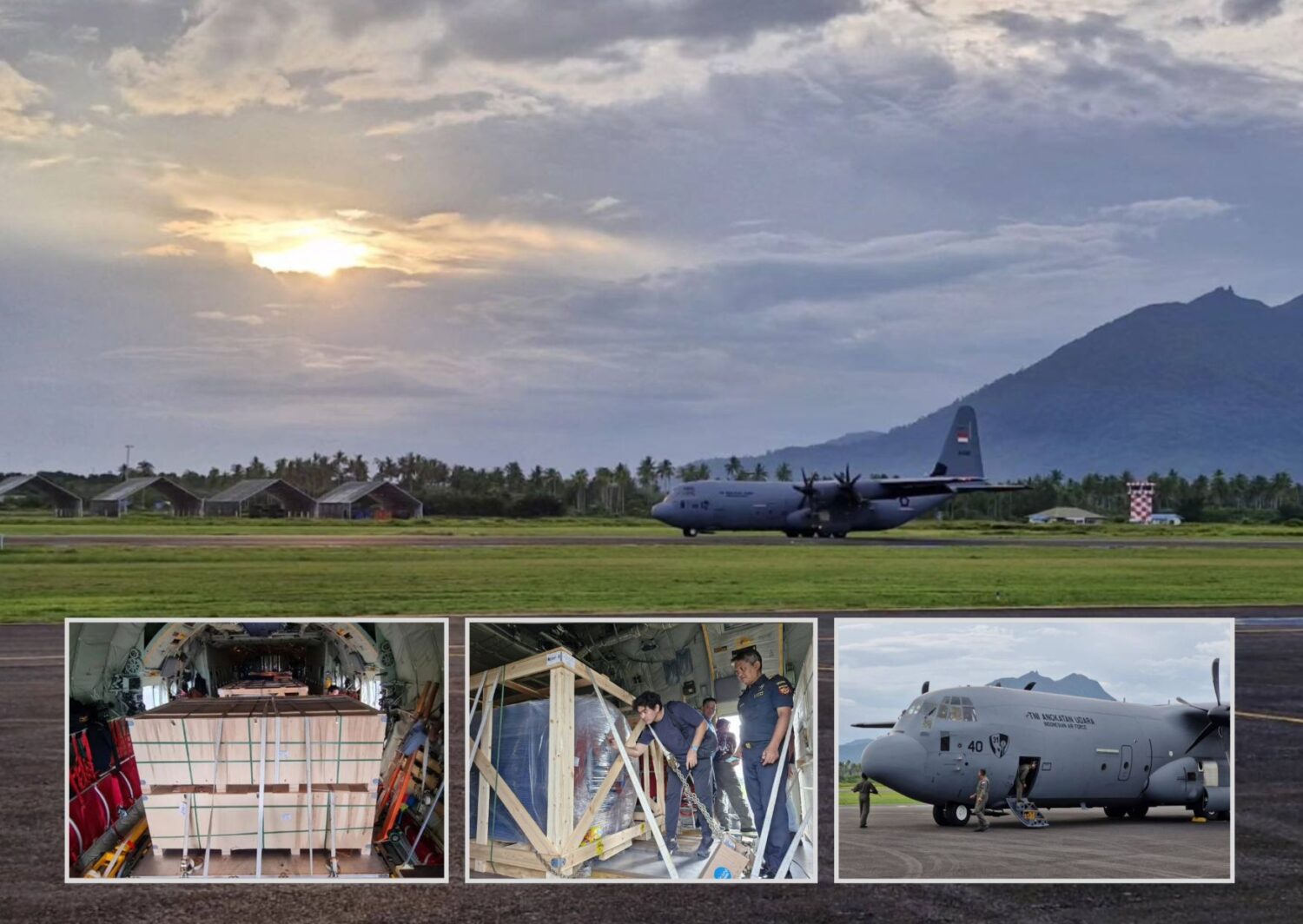 A-1340 mengangkut motor pompa transmisi air untuk IKN dari China _ Airspace Review