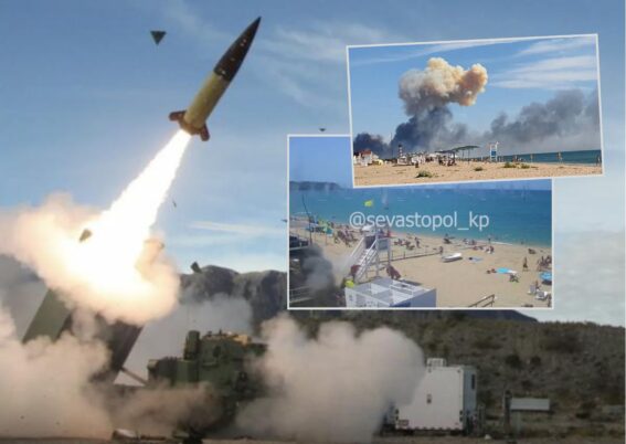Serangan rudal ATACMS Ukraina ke pantai di Sevastopol