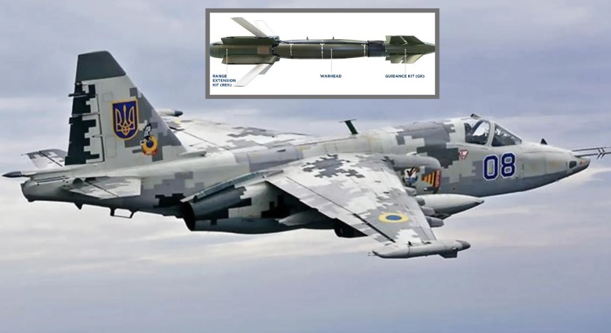 Su-25 Ukraina dilengkapi bom AASM Hammer dari Prancis