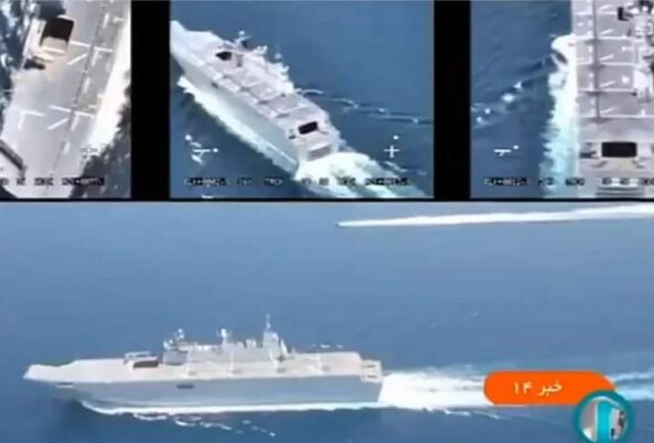 Drone Iran memata-matai kapal AS