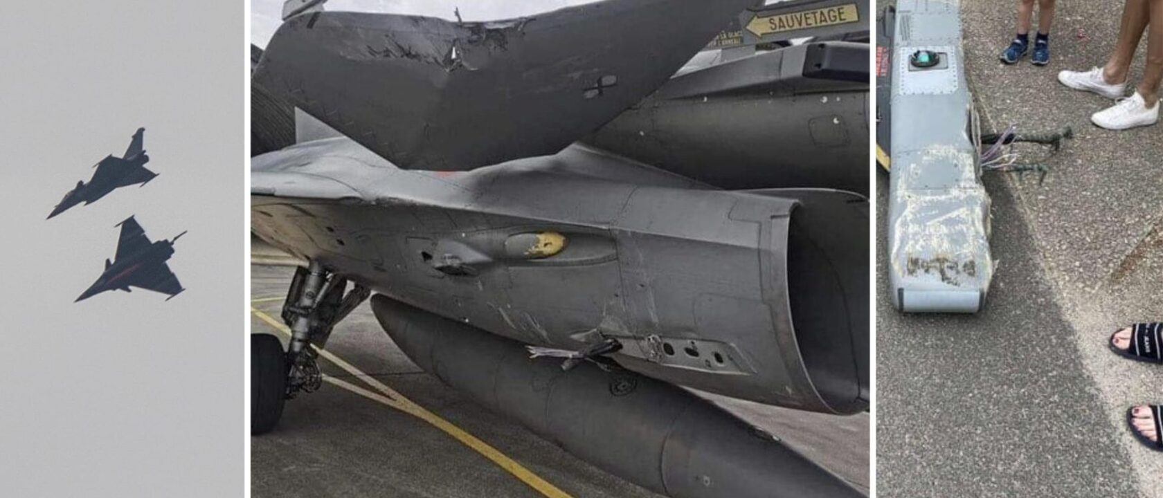 Dua pesawat Rafale Prancis bertabrakan di udara