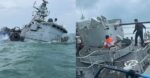 Kapal KD Pendekar Angkatan Laut Malaysia tenggelam