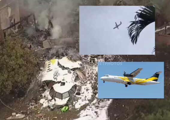 Pesawat ATR 72-500 Voepass jatuh di