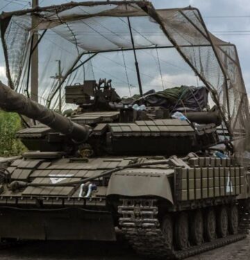 T-64 Ukraina masuk ke wilayah Kursk