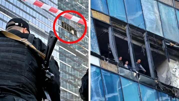 Gedung di Moskow terkena serangan drone Ukraina