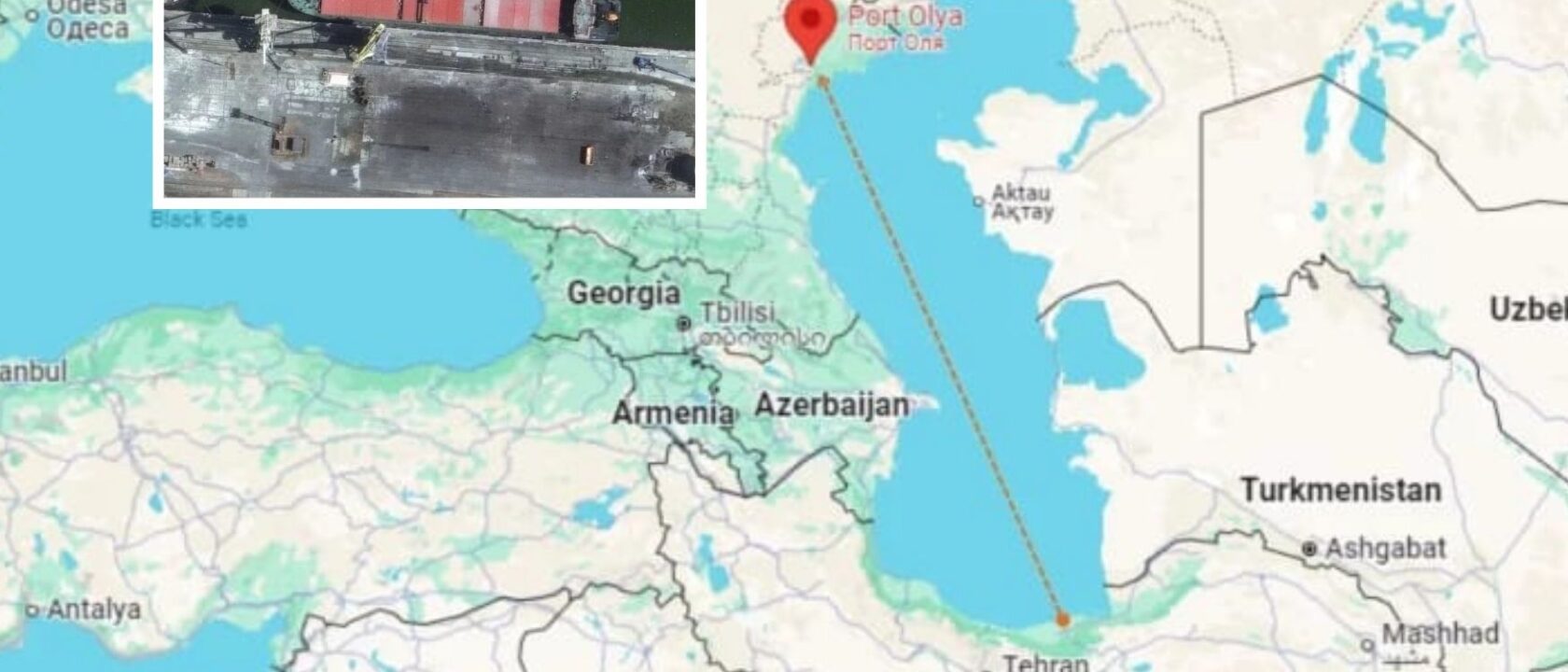 Kapal Rusia mengangkut rudal balistik dari Iran