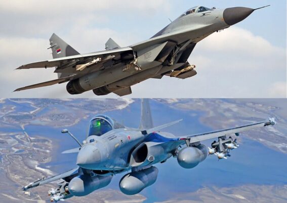 MiG-29 Serbia dan Rafale_ Airspace Review
