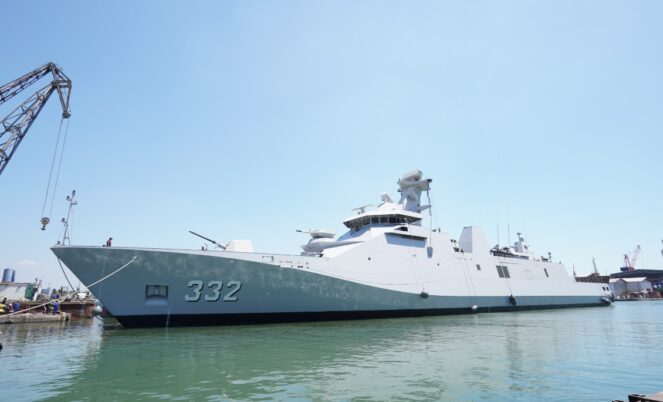 PT PAL merampungkan perbaikan dan pemeliharaan KRI I Gusti Ngurah Rai-332