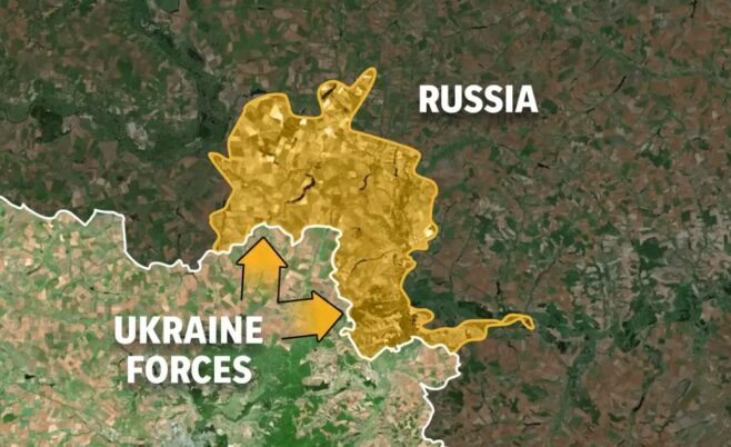 Pasukan Ukraina menyerang wilayah Rusia