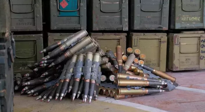 Amunisi pasukan Rusia