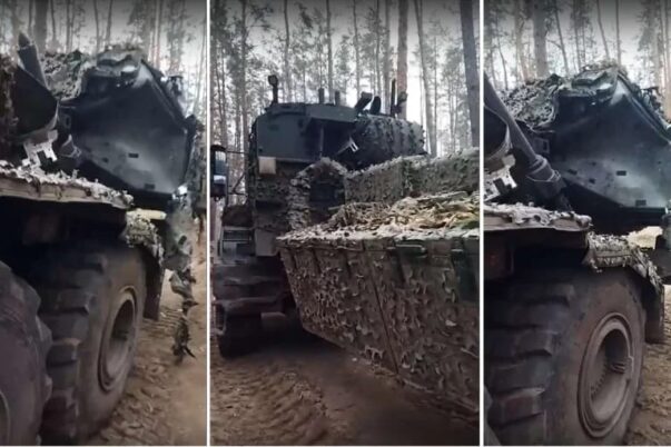 Archer 155 mm SPH Ukraina dihancurkan Rusia