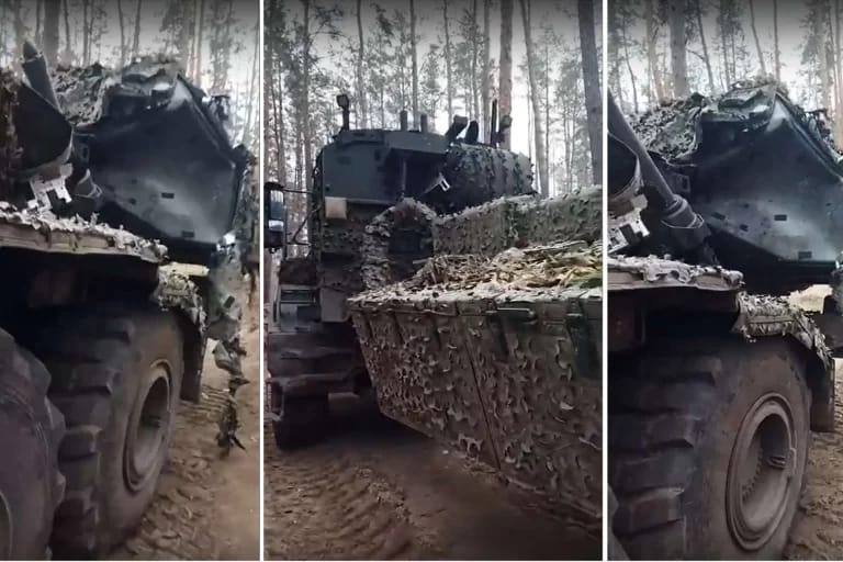 Archer 155 mm SPH Ukraina dihancurkan Rusia
