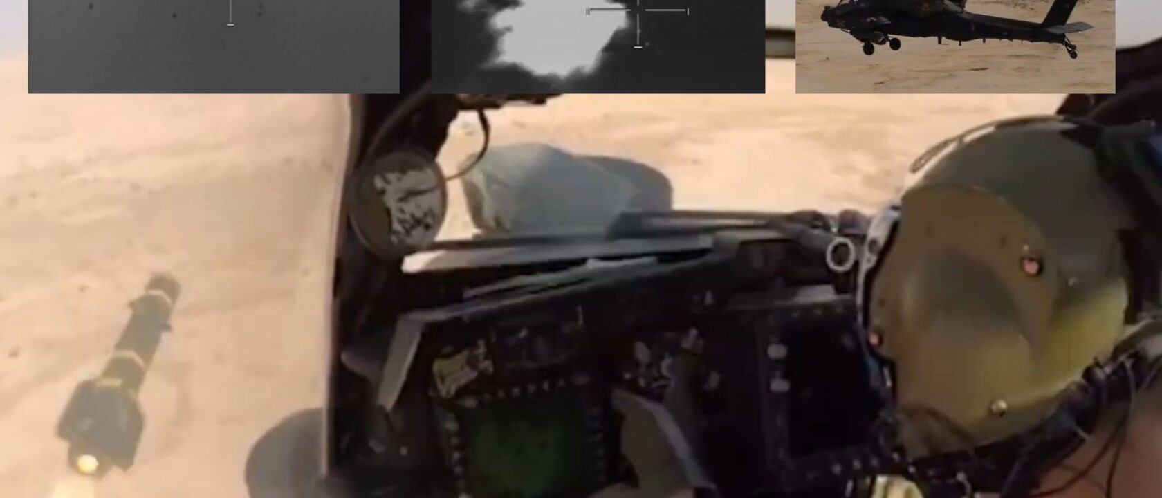 Helikopter AH-64D Apache berlatih menembak drone di Arab Saudi_ Airspace Review