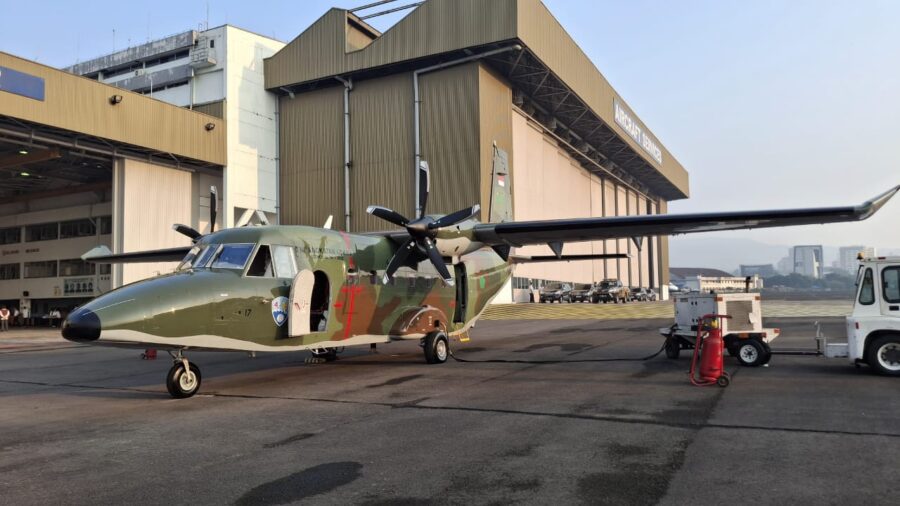 PTDI kirimkan pesawat NC212i ketujuh ke TNI AU