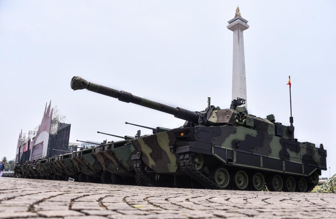 Penyerahan Alpalhankam oleh Kemhan RI kepada TNI di Monas pada 2 Oktober 2024