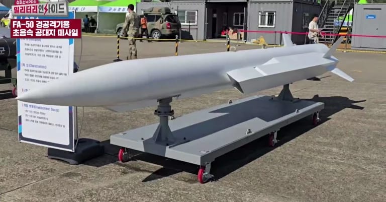 Rudal udara ke permukaan Korea untuk KF-21 dan FA-50