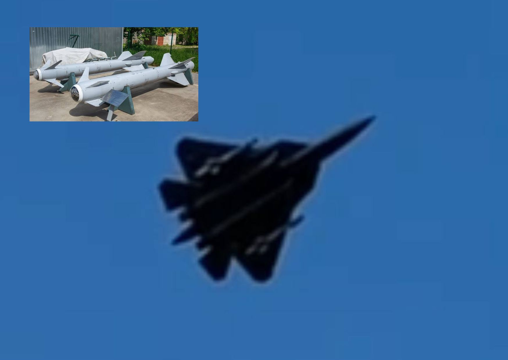 Su-57 membawa dua rudal Kh-59