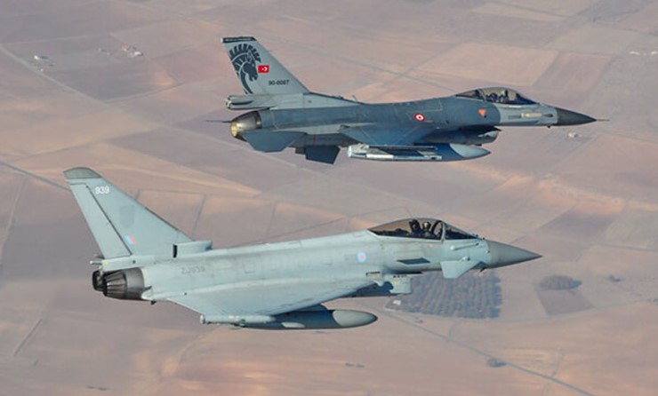 Typhoon dan F-16 Turkiye