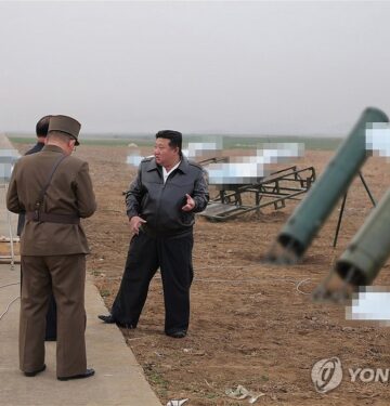 Kim Jong-un menginspeksi drone kamikaze Korea Utara