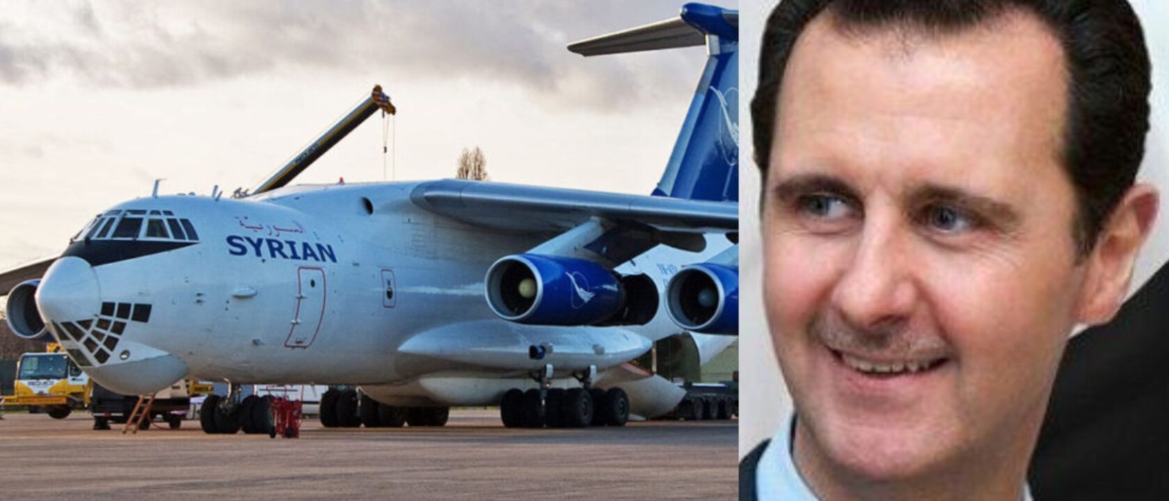Pesawat yang membawa Presiden Bashar al-Ashad dikabarkan jatuh