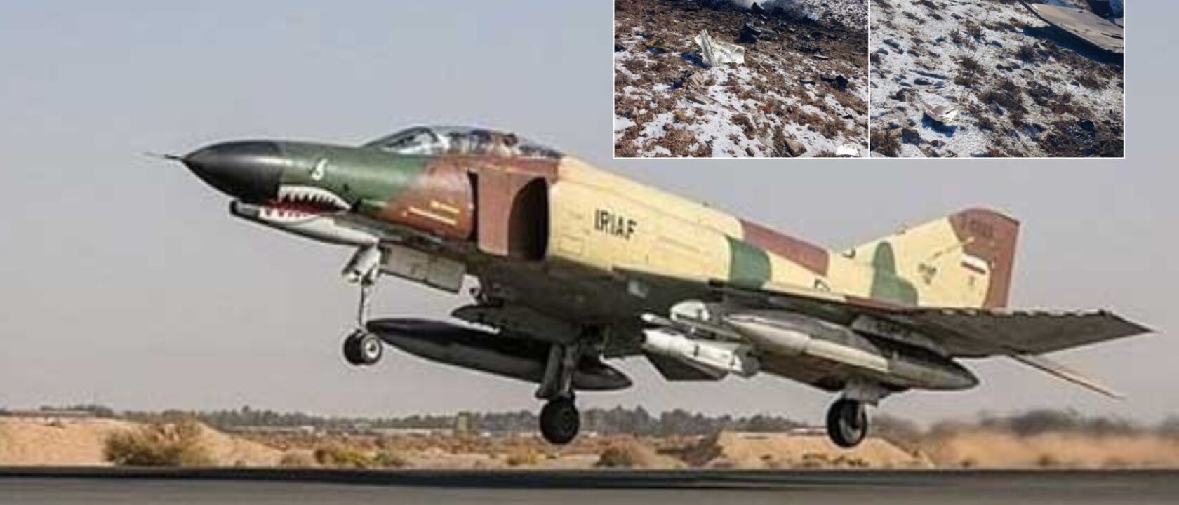 F-4 Iran jatuh