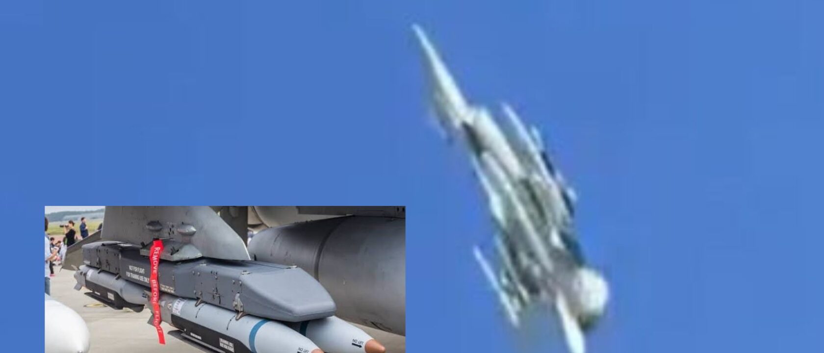 F-16 Ukraina meluncurkan serangan menggunakan bom SDB