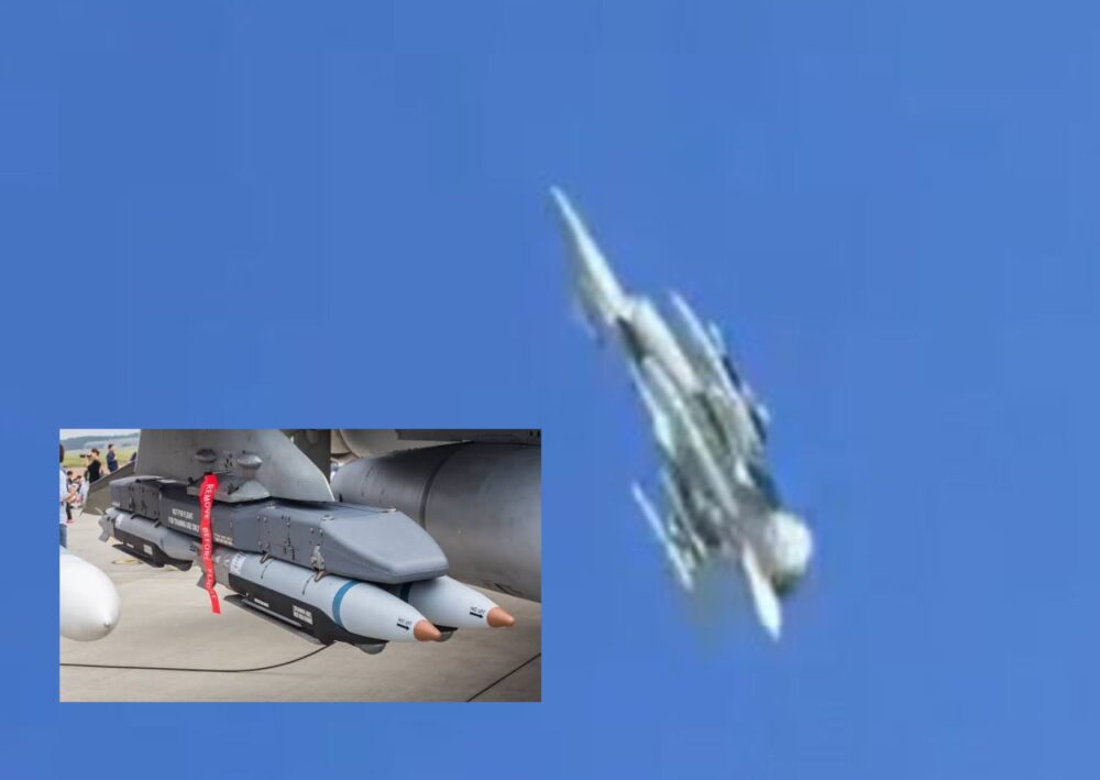 F-16 Ukraina meluncurkan serangan menggunakan bom SDB