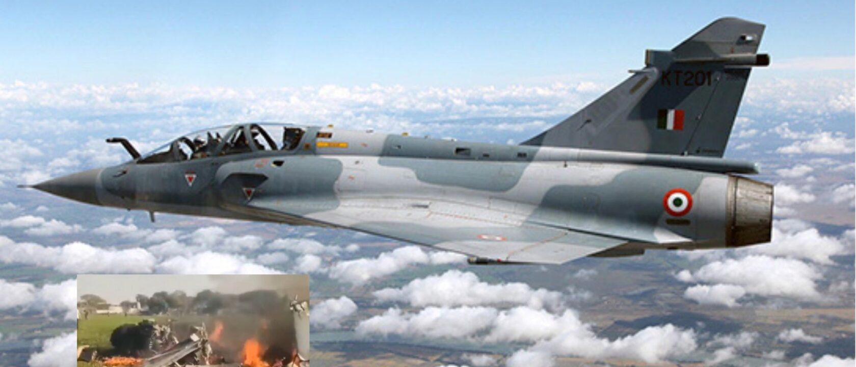 Jet tempur Mirage 2000 India jatuh_ kedua pilot selamat
